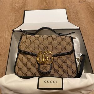 gg marmont mini top handle bag price
